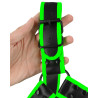 Ouch! Glow Harnais phosphorescent Glow Buckle Noir